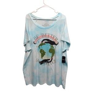 TORRID Active Performance Cotton Short Sleeve Be Better Do Better Size 3 (3X)